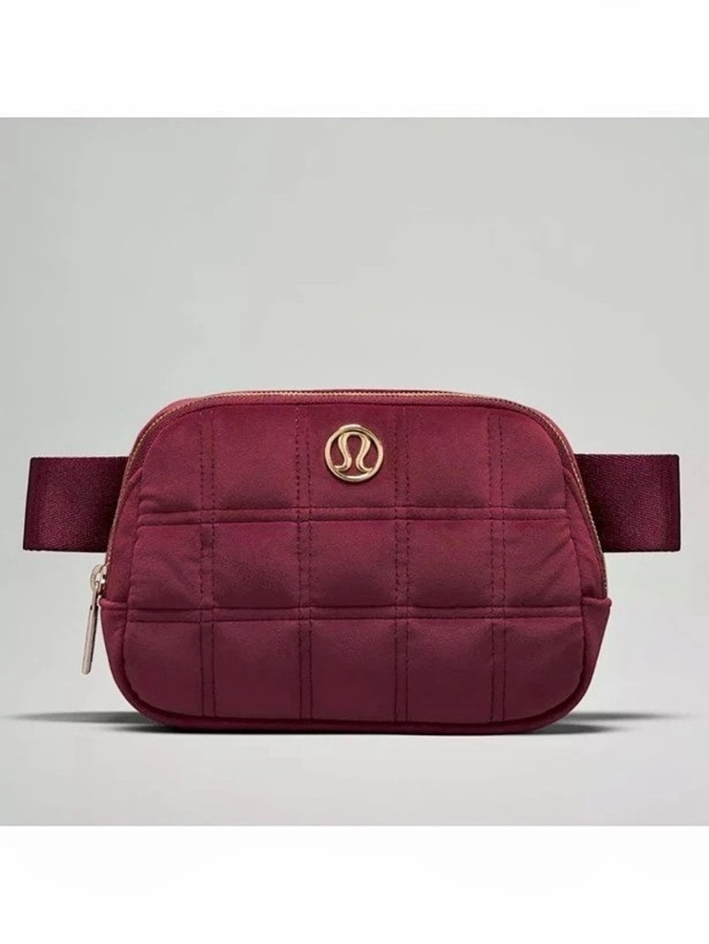 NEW✨ Lululemon Quilted Velour Belt Bag 1.5L Burgundy